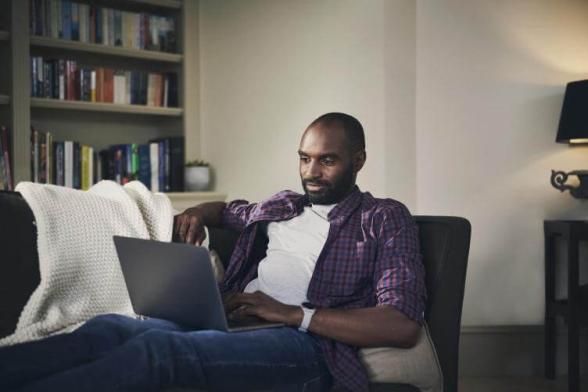 Man on laptop